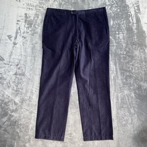 Valentini Italian Made Corduroy‎ Dress Pants Men's Size 56 *US Size 40* Blue